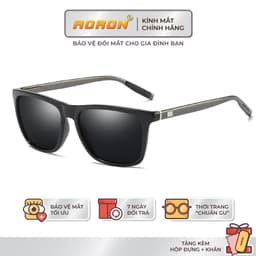 Thumbnail Kính Mát Nam Nữ, Mắt Kính Phân Cực Thời Trang Chống Tia UV400, Gọng Kính Vuông Magie AK010 - AORON 1