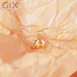 Thumbnail Mặt dây chuyền bạc hình con voi khoét trái tim tinh xảo Gix Jewel MDC06 2