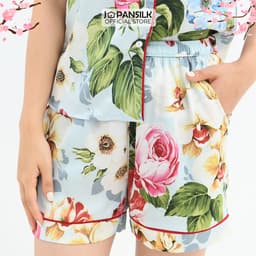 Thumbnail Đồ Bộ Nữ Lụa Satin Cao Cấp JAPAN SILK Họa Tiết Vintage Trang Nhã 1