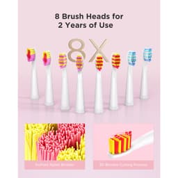 Thumbnail Bàn chải đánh răng điện Fairywill 507 5 chế độ 8 đầu thay thế 1 hộp đựng du lịch 2