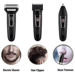 Thumbnail Máy Cạo Râu Kemei KM-6558 3 Trong 1 Đa Năng Bằng Điện Có Thể Sạc Lại Có Thể Dùng Để Cắt Lông Mũi Cho Nam 1