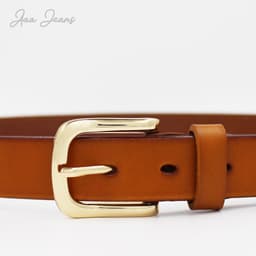 Thumbnail Thắt Lưng Da Cao Cấp Full Grain Leather Khóa Classic Vàng Bản 2.8cm Aaa Jeans 4