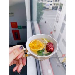 Thumbnail Trà detox trái cây (gồm táo đỏ, cam thái lát, hoa nhài, cỏ ngọt, hoa cúc) Gói 10gr 1