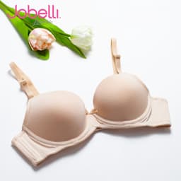 Thumbnail Áo ngực nữ trơn, cúp quai xéo lên ôm bầu ngực, mút dày vừa Jobelli A2390 4
