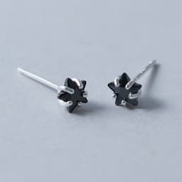 Thumbnail Khuyên Tai Bạc DẾ BẠC 925 Nụ Sao Nhỏ Đính Pha Lê Lấp Lánh Xinh Xắn K2235 2