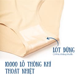 Thumbnail Quần Lót Không Đường May Màu Trơn Thông Khí Thoáng Mát By Bechipi QL9999 3