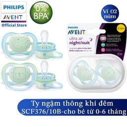 Thumbnail Philips Avent núm ty ngậm ban đêm, vỉ đôi SCF376/10 SCF376/18 SCF376/19 SCF376/21 SCF376/13 1