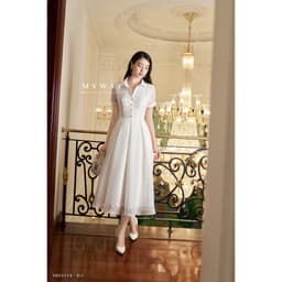 Thumbnail Đầm Nữ Công Sở MY WAY Dáng Xòe Phong Cách Lịch Sự sang Trọng 9MD0248 1