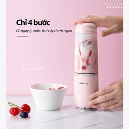 Thumbnail Máy xay sinh tố cầm tay mini Bear LLJ - D04B1 - Hàng Chính Hãng 4