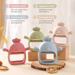 Thumbnail Đồ chơi MAMIMAMIHOME bằng silicon gặm mọc răng hình gà con cho trẻ em 3