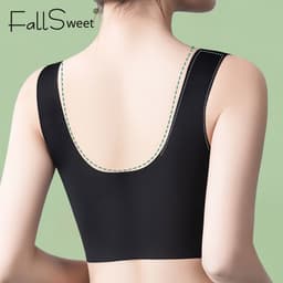 Thumbnail Fallsweet Áo Ngực Thể Thao Không Gọng Không Đường May plus size Cho Nữ 4