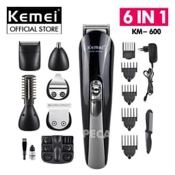 Thumbnail Tông đơ tạo kiểu tóc đa chức năng 6 in 1 chính hãng Kemei KM-600 có thể cạo râu tỉa mũi tỉa mày... 2