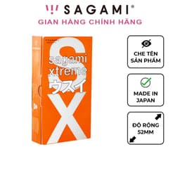 Thumbnail Bao cao su Sagami Orange kiểu truyền thống hộp 10 chiếc 1
