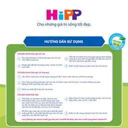 Thumbnail Bột ăn dặm dinh dưỡng Gạo nhũ nhi HiPP Organic 200g 3