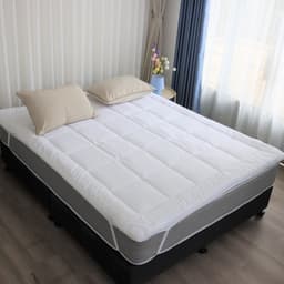 Thumbnail Topper nệm K-Bedding By Everon, tăng tiện ích, bảo vệ & làm mềm nệm, chất liệu gòn lông vũ, dày 5cm 2