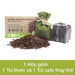 Thumbnail Túi Thơm Cafe Arabica Rang Mộc Khử Mùi Xe Hơi, Phòng Ngủ - Hapaku 1