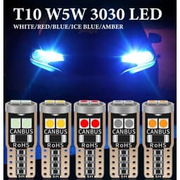 Thumbnail Bóng đèn LED LYMOYO T10 194 501 6smd 3030 cho xe hơi/ xe máy 12v 6000k 2