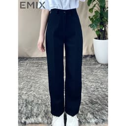 Thumbnail Quần tây công sở ống suông CẠP CAO EMIX dài 100cm ,vải tuyết mưa 0995/P2K7 3