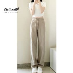 Thumbnail Quần baggy kaki suông Chollima QD045 basic nhiều màu,mặc mát, dễ phối đồ phong cách trẻ hàn quốc 1