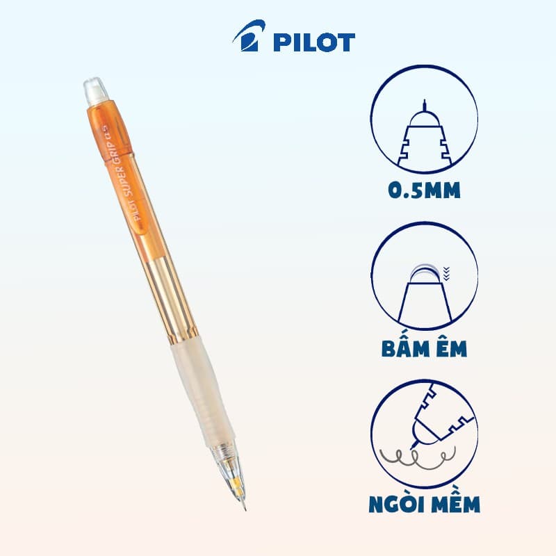 Ảnh Bút chì bấm Pilot Super Grip Neon 4