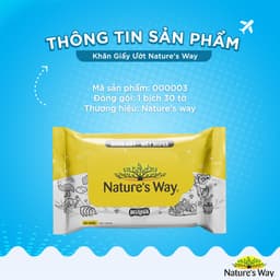 Thumbnail Khăn Giấy Ướt Nature's Way Không Mùi, An Toàn Cho Da Của Bé Cao Cấp 1