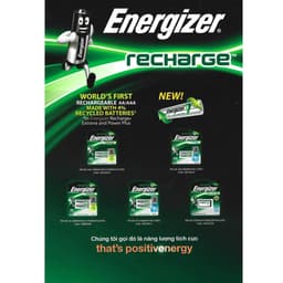 Thumbnail Máy sạc pin Energizer CHVC5 BASE - Có 4 cổng sạc AA-AAA, kèm 4 viên pin sạc AA 1300mAh - Bảo hành 30 ngày, 1 đổi 1 3
