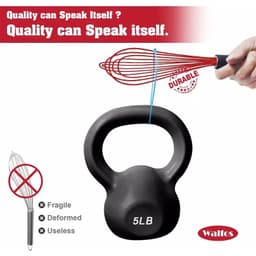 Thumbnail Bộ dây thép không gỉ Walfos Silicone Whisk Bộ chịu nhiệt 3
