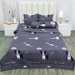 Thumbnail Chăn Hè 1m8x2m trần bông 2 mặt Cotton poly (Được lựa mẫu) 3