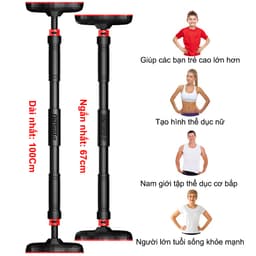 Thumbnail OneTwoFit Thanh xà đơn gắn cửa, xà đơn treo tường chịu lực 150kg tập thể hình Gym 2