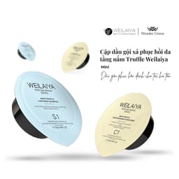 Thumbnail Cặp dầu gội đầu, dầu xả tóc Weilaiya chiết xuất nấm Truffle giúp chống lão hóa và mượt tóc size du lịch 14g + 14g 3