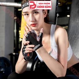 Thumbnail Găng tay tập gym chạy xe thể thao Prowin fitness chất liệu ma sát cao chống trơn trượt 4
