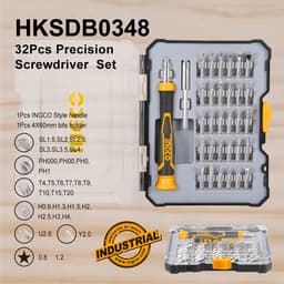 Thumbnail Bộ đầu vít nhỏ 32 món INGCO HKSDB0348 2