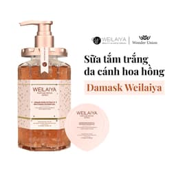 Thumbnail Combo 2 chai Sữa tắm trắng da cánh hoa hồng Damask Weilaiya Grand Rose Extracts Whitening Shower Gel 450ml 2