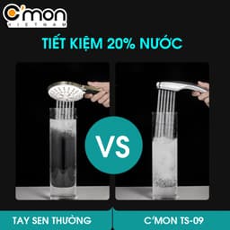 Thumbnail Bộ vòi sen tăng áp GIÁ RẺ C'MON TS-09 4