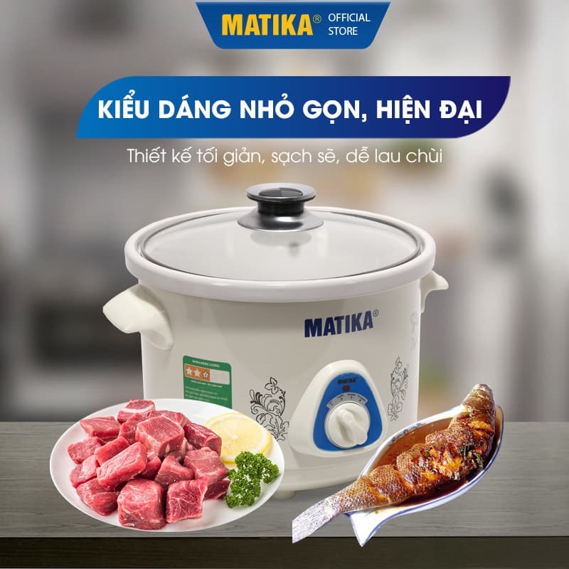 Ảnh Nồi Kho Cá Đa Năng MATIKA Dung Tích 2.5L MTK-9125 4