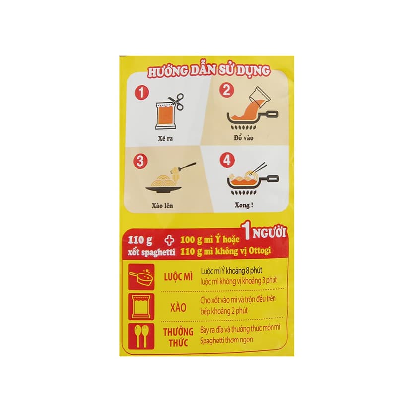 Ảnh Xốt mì Spaghetti vị cà chua Ottogi gói 110g 3