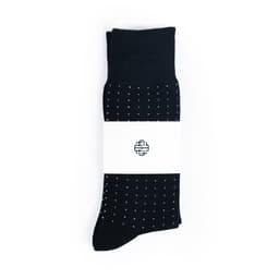 Thumbnail Tất Cổ Cao Mang Giày Tây, Chấm Bi Nhỏ 4 Màu - Cotton Co Giãn Thấm Hút Tốt - Thương Hiệu Be Classy 1