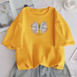 Thumbnail Áo Thun Tay Ngắn Dáng Rộng Plus Size Phong Cách Hàn Quốc  Áo Thun NgắN Tay DáNg Ôm ThờI Trang Cho Nữ 1