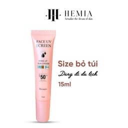 Thumbnail Kem chống nắng Hemia nâng tone, trắng da, kiềm dầu cho da dầu mụn, khô, nhạy cảm nhập khẩu Hàn Quốc Size du lịch 15ml 1