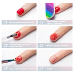Thumbnail Chai tẩy sơn móng tay Rosalind cho keo dán móng tay 15ml 4