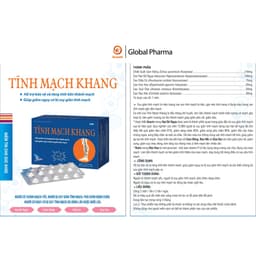 Thumbnail Tĩnh mạch khang AN CHÂU giúp tăng độ bền thành mạch, phòng suy giãn tĩnh mạch hộp 3 vỉ 30 viên -Global Pharma 4