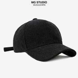 Thumbnail MAGIC KIWI /Mũ Lưỡi Trai Cơ Bản Vải Nhung Kẻ 10 Màu Tùy Chọn 1