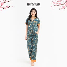 Thumbnail Combo 5 Bộ Đồ Ngủ Lụa Satin Nhật Pijama Họa Tiết Tranh Vẽ JAPAN SILK Chính Hãng 2