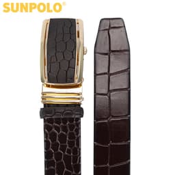 Thumbnail Thắt lưng nam da bò SUNPOLO khóa cài tự động BSAL50 1