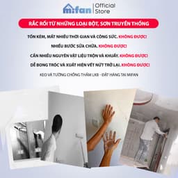 Thumbnail Keo Vá Tường Chống Thấm LKB 250gr - Trám Trét Vết Nứt Khe Hở Tường - Chống Mốc Ẩm Làm Sạch Tường - HÀNG CHÍNH HÃNG 3