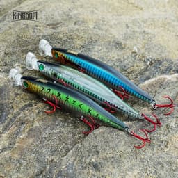 Thumbnail Mồi Câu Cá Giả Kingdom 5345 Dạng Minnow Cứng 4 Môi Có 5 Hành Động Khác Nhau Thay Đổi Được 3