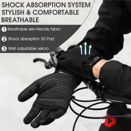 Thumbnail Găng tay WEST BIKING thoáng khí lái xe máy đi xe đạp chống trượt thời trang nam 4