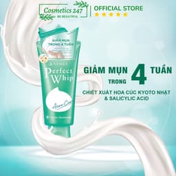 Thumbnail Sữa rửa mặt Senka Perfect Whip Acne Care 100g Giảm Mụn 2