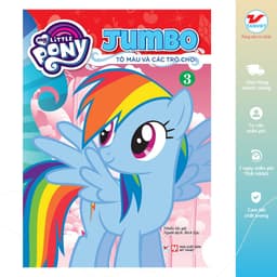 Thumbnail Bộ Sách Tô Màu My Little Pony Jumbo Tô Màu Và Các Trò Chơi 3