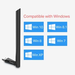 Thumbnail Bộ Chuyển Đổi USB Wifi Mercusys MU6H Băng Tần Kép Độ Lợi Cao AC 650Mbps 3